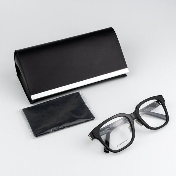 NEW Givenchy GV50040F 001 Black Women Square Eyeglasses - Picture 10 of 10